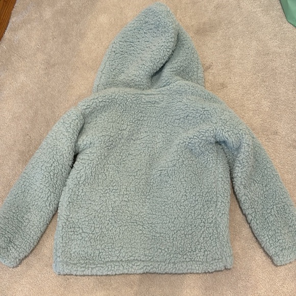 NWT Abercrombie Kids green zip up hoodie size 11/12 - Picture 3 of 3